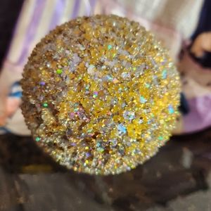 Vintage Gold chunk ornament